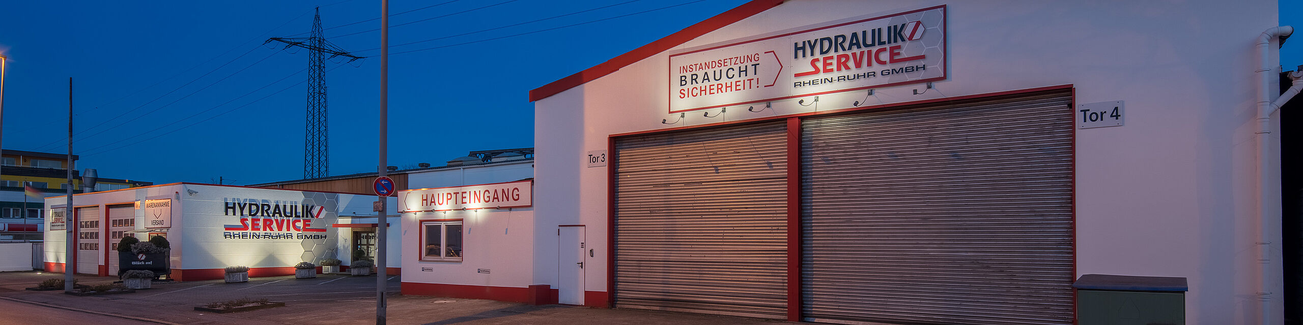 Hydraulik-Service Rhein-Ruhr GmbH auch in der Nacht für Sie da